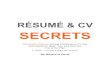 Cv and Resume Secrets