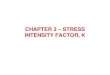 Chapter 3 - Stress Intensity Factor