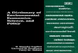 A dictionary of environmental economics science and policy