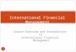 international financial ppt ppresentation