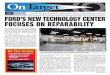 Ford's New TechNology ceNTer Focuses oN reparabiliTy