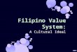 Filipino cultural values-sociology (PPT)
