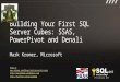 Create Your First SQL Server Cubes
