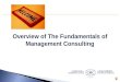 Overview Of The Fundamentals of Management Consulting