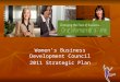 Wbdc 2011 strategic plan