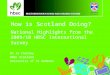 HBSC Survey: Scotland in the International Context