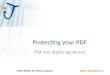 PDF Digital signatures