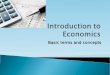Intro to econ pt 1a