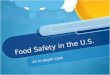 Food safety in the u.s