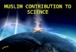Muslim contribution to science