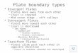 HPU NCS2200  plate boundary types