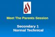 2011 Meet the Parents Session - 1NT (Year-End)
