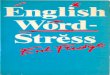 English Word Stress Section 1