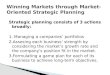 Winning markets through market oriented strategic planning