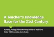 A teacher’s knowledge base for the 21st century postitulo oct 2013_pub