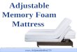 Adjustable Memory Foam Mattress