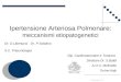 Eziopatogenesi Ipertensione Polmonare Arteriosa-PAH Etiopathogenesis