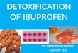 Detoxification of ibuprofen
