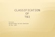 Classification TBI