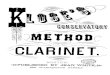 Klose - Clarinet Method