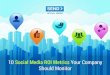 10 Social Media ROI Metrics Your Company Should Monitor