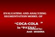 Segmentation model of Coca-cola in Patna,PPT-Presentation-AMIT KRISHNA
