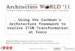 Using the Zachman’s Architecture framework to realise ITSM Transformation at Tesco