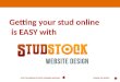 Website ordering is easy with Stud Stock Website Design