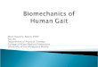 Bio Mechanics of Gait