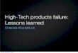 High-Tech Products Failure