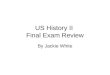 Final exam review 2013