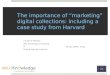 Importance of 'marketing digital collection