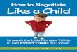 How to Negotiate Like a Child