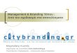 Management & branding τόπου , από τον σχεδιασμό στα αποτελέσματα