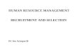 Hrm - Recruitment and Selection