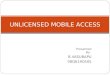 Unlicenced mobile access