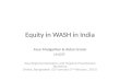 Review of the status of equity in WASH programming in India