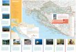 Cestovní a turistická mapa Chorvatska