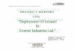 Final Summer Training Report -> Deployment Of Intranet In Everest Industries Ltd