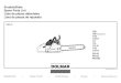 DOLMAR Parts Manual for Chainsaw Models: 109,110,111,115 and PS-540 (4/2004)
