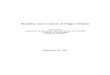 Aerodynamics: Stability and Control