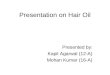 Hair Oil Presentation
