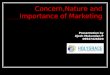 Concern,Nature and Importance of Marketing