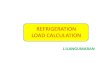 Refrigeration load calculation