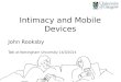 Intimacy and Mobile Devices