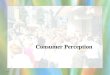 Consumer and Buyer Behavior Chapter 6 (Consumer Perception)