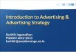 Introduction To Advertising & Advertising Strategy