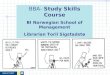 Couse on Study Skills - BI Library