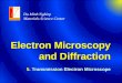 5. TEM - Electron Microscopy and Diffraction