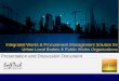 PWIMS - Integrated Works & Procurement Management Solution for Urban Local Bodies and Public Works Organizations